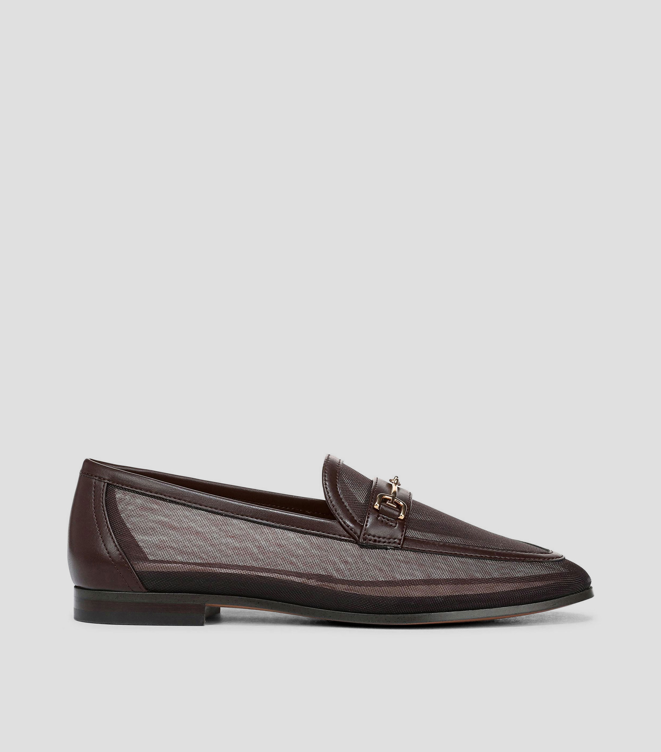 Mocasines con herraje metálico Mujer